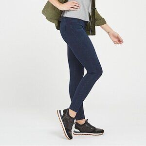 Spanx dark wash skinny jeggings